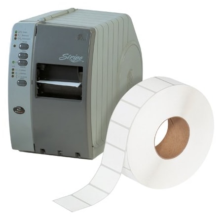 Bsc Preferred 2 1/4 x 1-1/2'' White Thermal Transfer Labels - 4308/Roll, 4308PK THL102